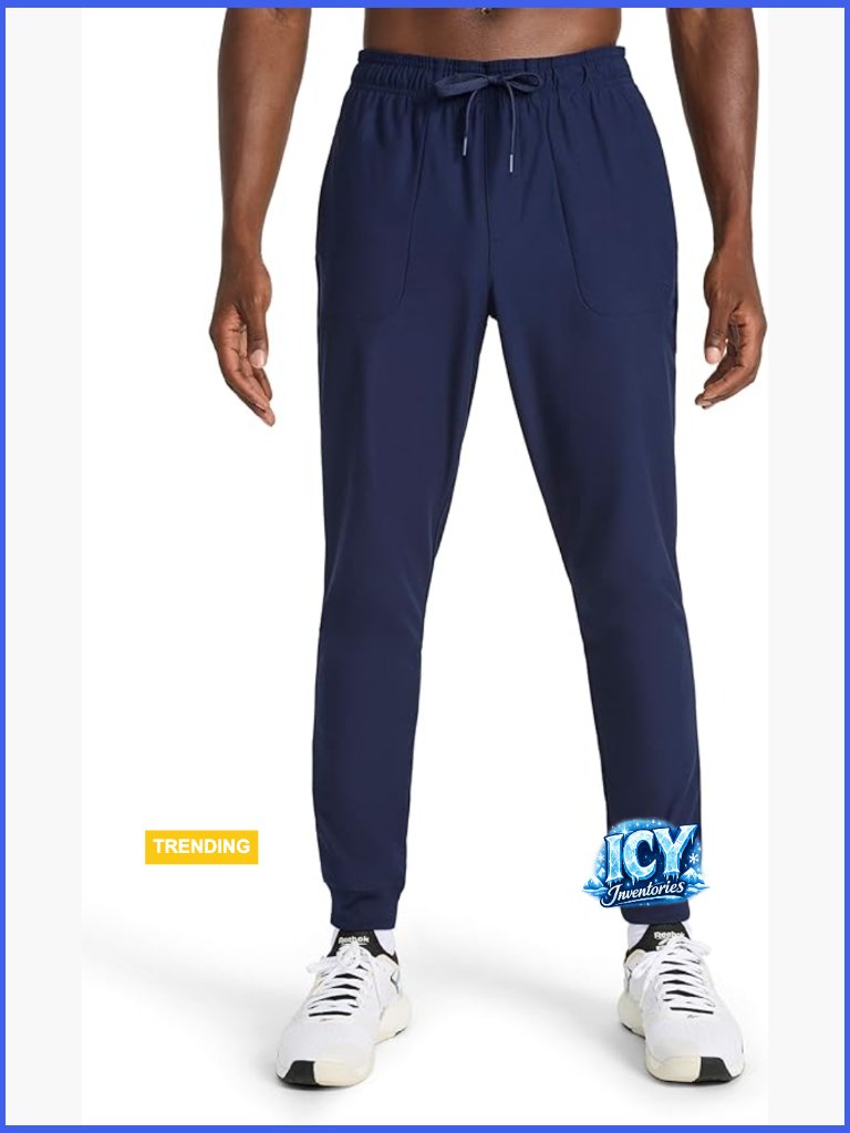 Standard Fit Lightweight Poly Trackpants With Jogger Cuffs